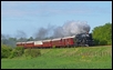 E991 med udflugtstog ved Mundelstrup d. 29/4
