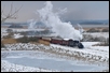 K 563 med juletog, ved Alling�bro d. 20 december 2009